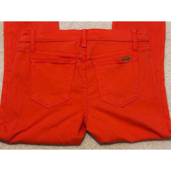 Joe's Jeans Bright Red Denim Skinny Jeans size 27 - Picture 6 of 9